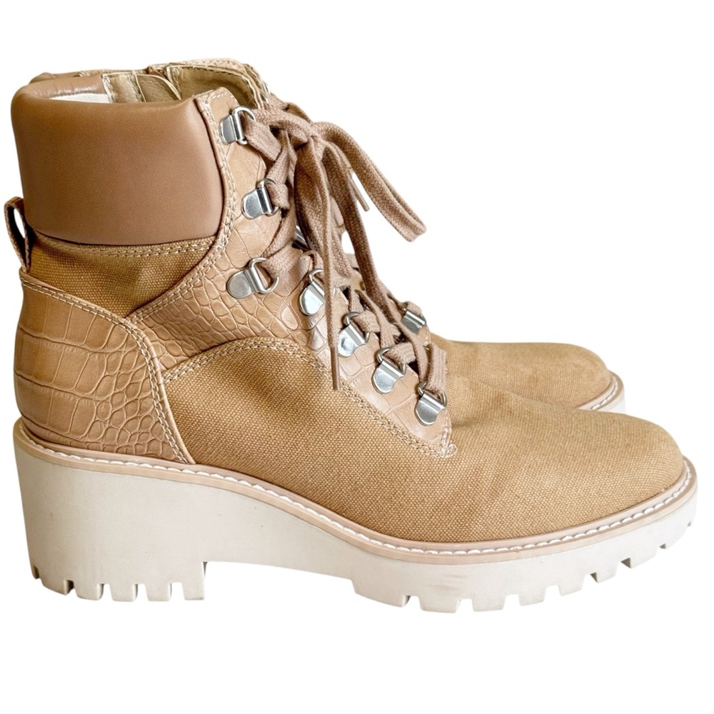 Dolce Vita Hank Combat Boots Cafe 8.5